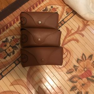 Brown Ray-Ban glasses case